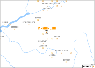 map of Mawkalun