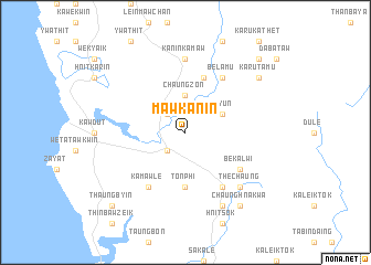 map of Mawkanin