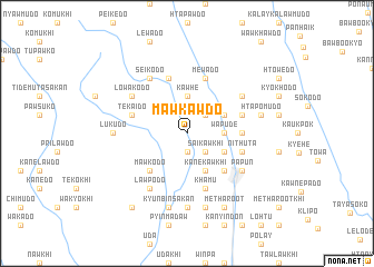 map of Mawkawdo