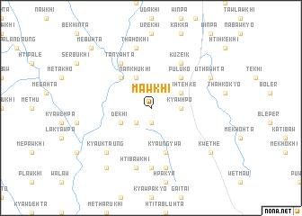 map of Mawkhi