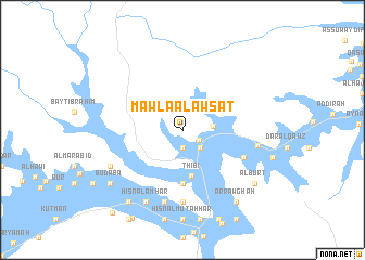 map of Mawlá al Awsaţ