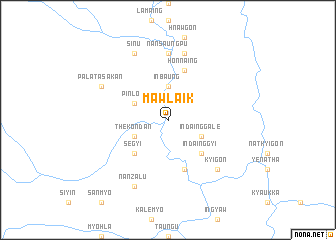 map of Mawlaik