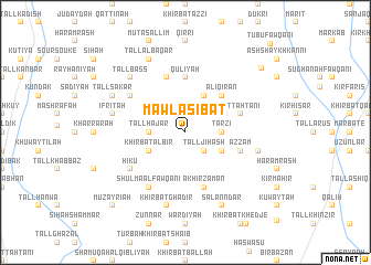 map of Mawlá Sibāţ