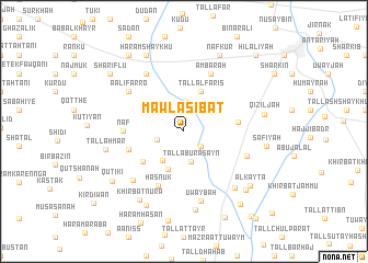 map of Mawlá Sibāţ