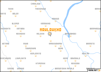 map of Mawlawkho