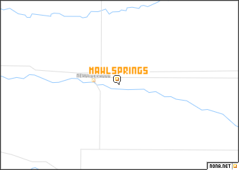 map of Mawl Springs