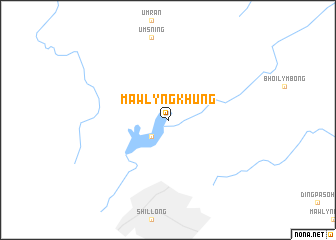 map of Mawlyngkhung