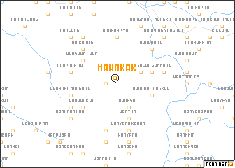 map of Mawnkak