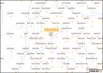 map of Mawore