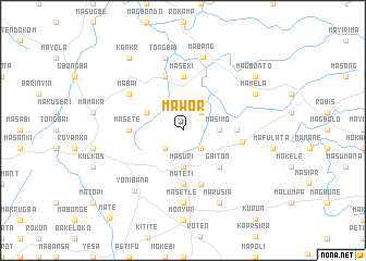 map of Mawor