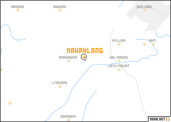 map of Mawphlang