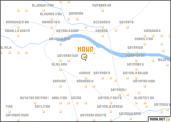 map of Mawr