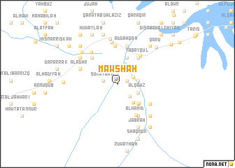 map of Mawshaḩ