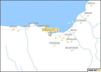 map of Mawunce