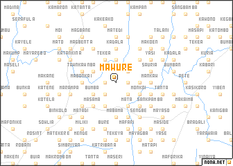 map of Mawure