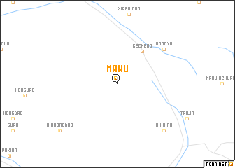 map of Mawu