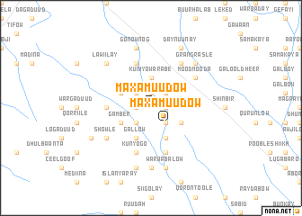 map of Maxamuudow