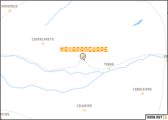 map of Maxaranguape