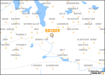 map of Mäxarp