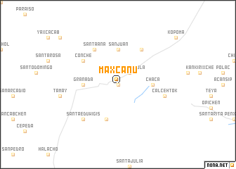 map of Maxcanú