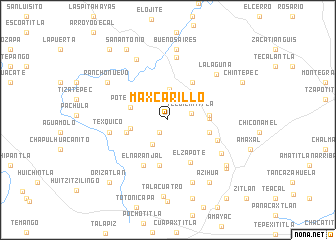 map of Maxcarillo