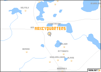 map of Maxcy Quarters