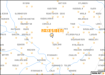 map of Maxesibeni