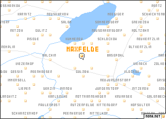 map of Maxfelde