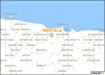 map of Maxfield