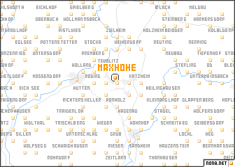 map of Maxhöhe