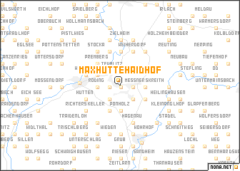 map of Maxhütte-Haidhof