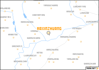 map of Maxinzhuang