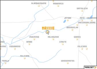 map of Maxixe