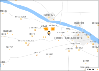 map of Maxon