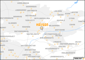 map of Maxson