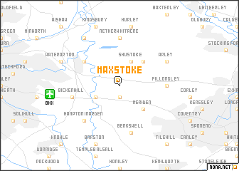 map of Maxstoke