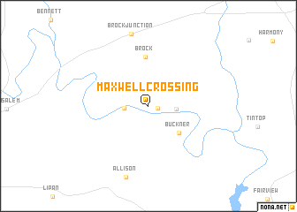map of Maxwell Crossing