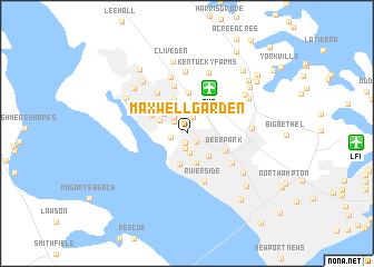 map of Maxwell Garden
