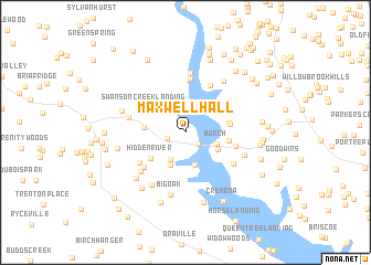 map of Maxwell Hall