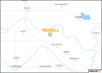 map of Maxwell