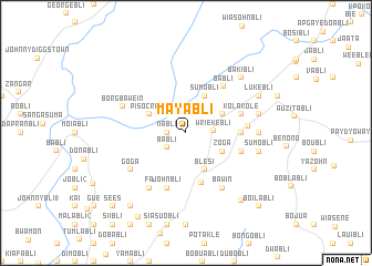 map of Mayabli