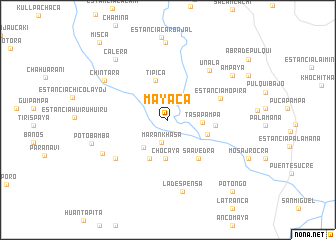 map of Mayaca