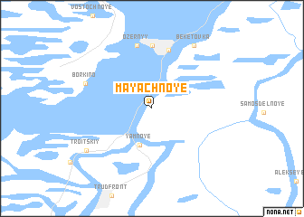 map of Mayachnoye