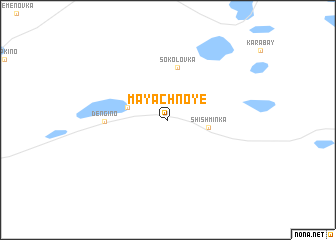 map of Mayachnoye