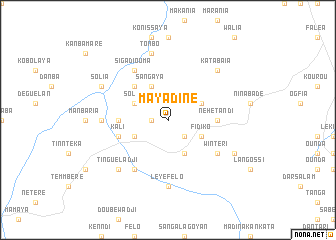map of Mayadine