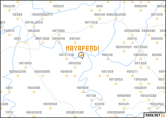 map of Mayafendi