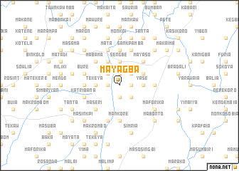 map of Mayagba