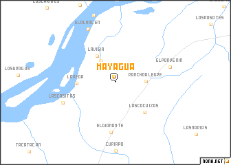 map of Mayagua