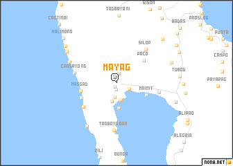 map of Mayag