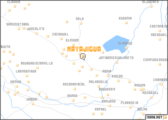 map of Mayajigua